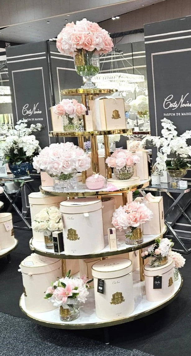 Côte Noire Centrepiece 37 Rosebuds CPRB14 rose mixed pink
