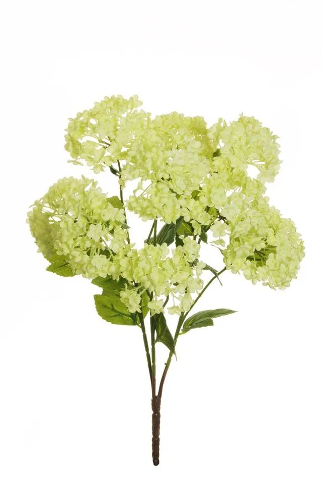 Feuillazur Rungis viburnum tige artificielle 47cm vert bouquet