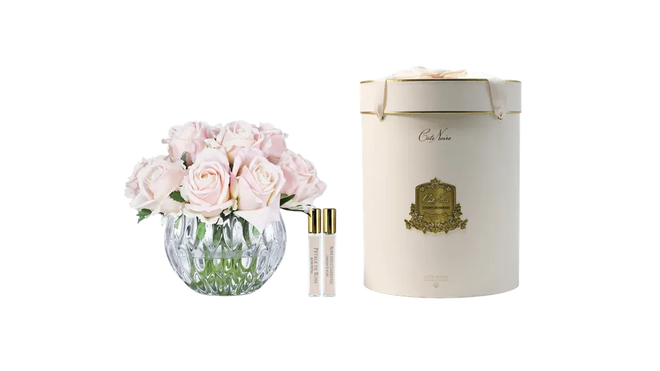 Côte Noire Grand RRB15 13 boutons roses champagne pink rond
