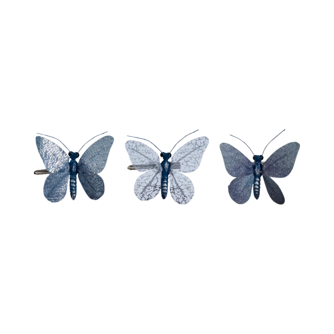 Sia Home Clips Papillons décoration sapin violet