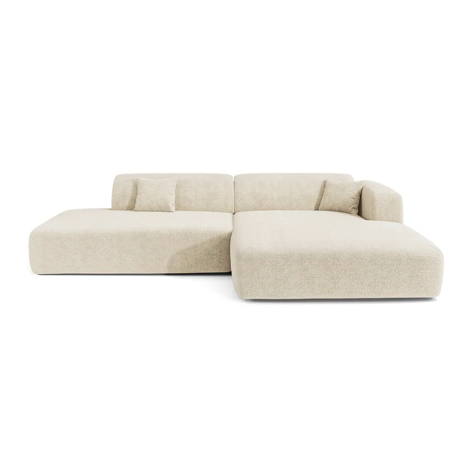 Sia Home Myra Canapé angle droit ouvert crème