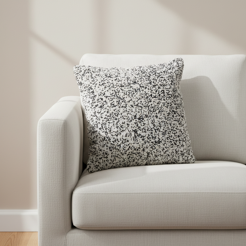 Sia Home Delicate 35 cm housse coussin bleue