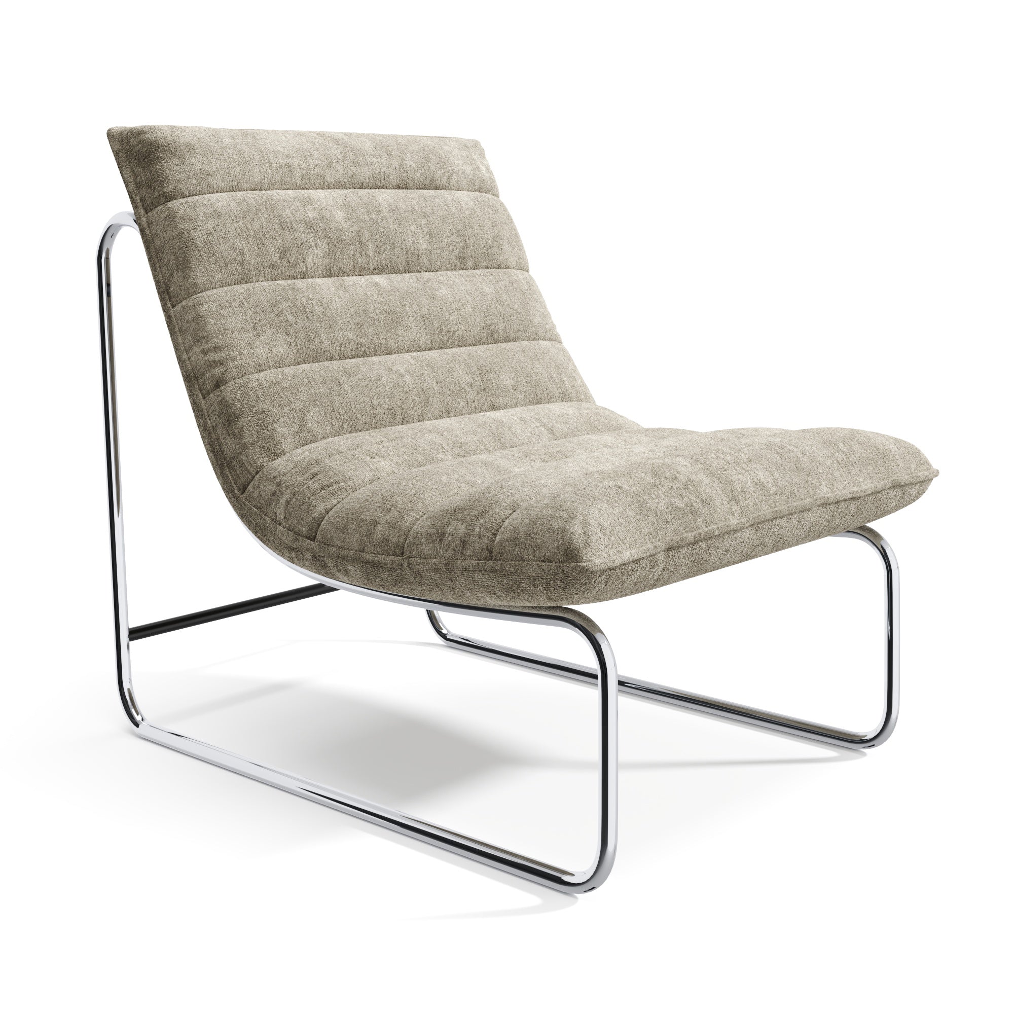 Sia Home Vinty fauteuil écru matelassé vintage salon