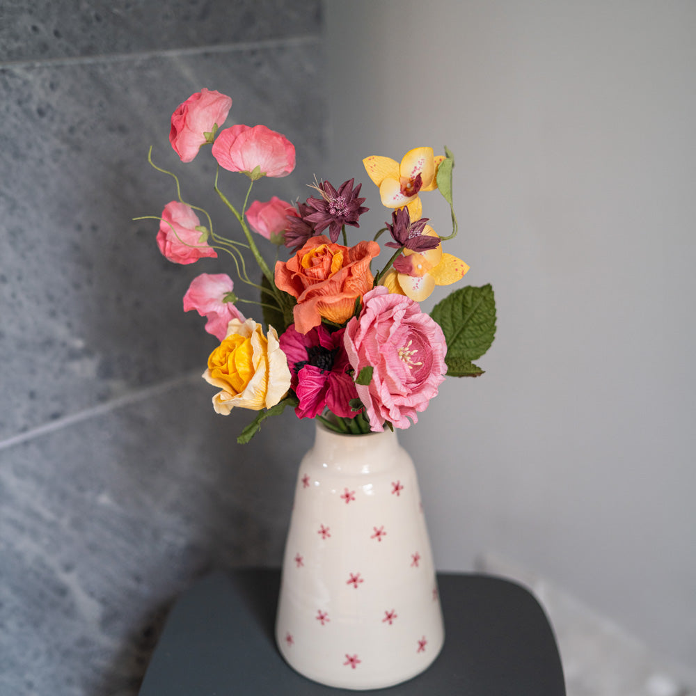 Flowrette Molière bouquet fleurs en papier sans entretien