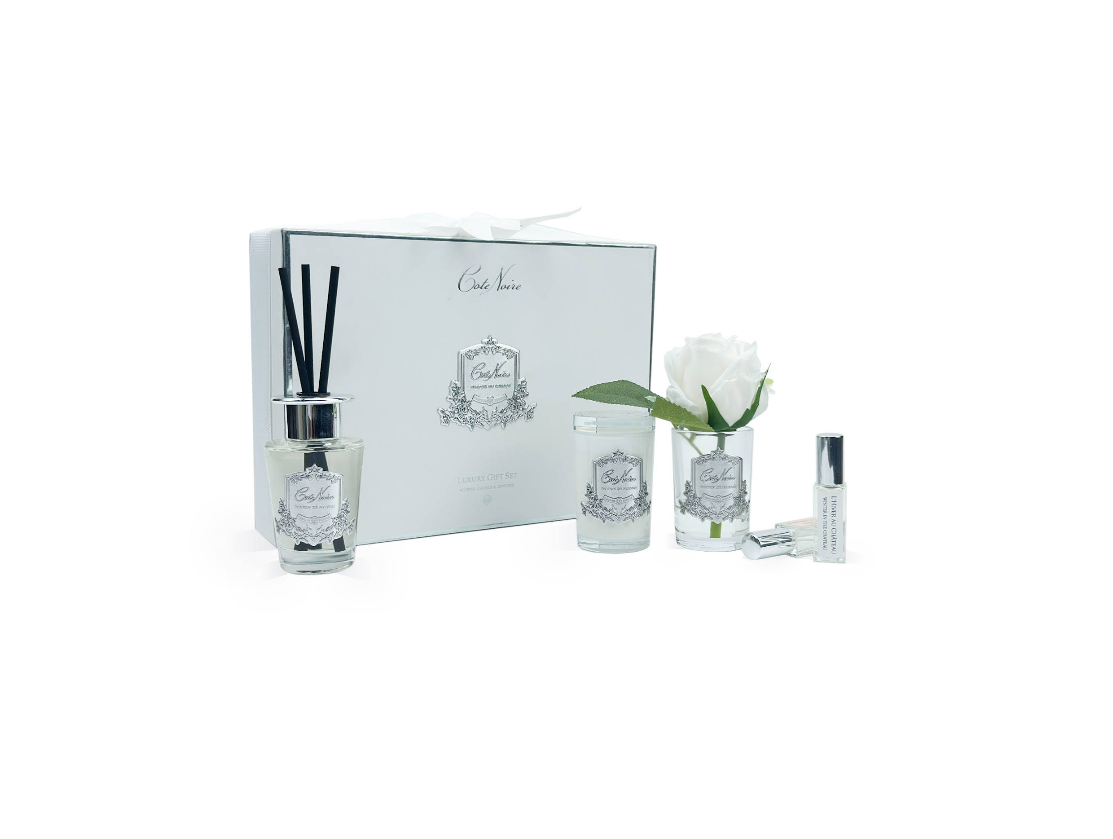 Côte Noire Gift Packs GP05 coffret rose Cashmere bougie