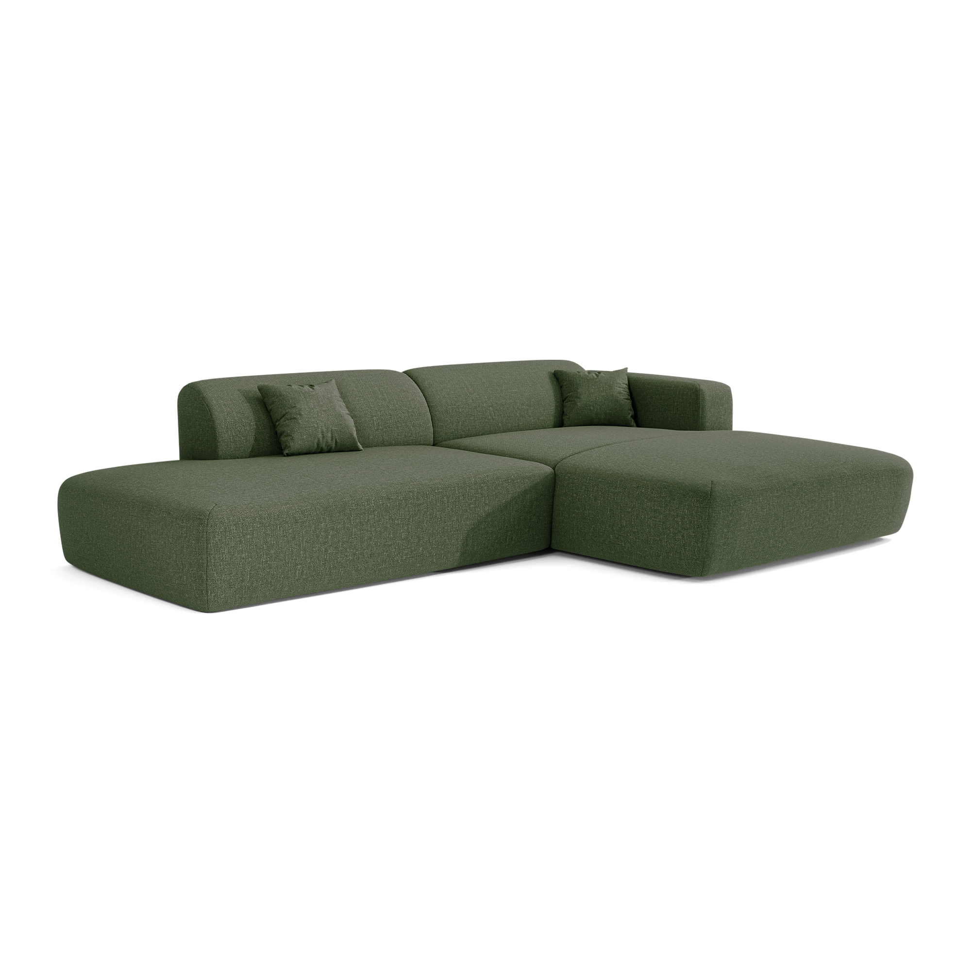 Sia Home Myra Canapé d’angle droit 5 places beige