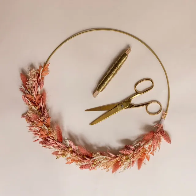 Flowrette Loisirs créatifs Kit DIY Couronne Similan 30 cm