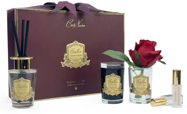 Côte Noire Gift GP57 coffret cadeau rose oud bougie diffuseur
