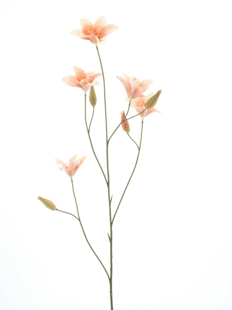 Feuillazur Rungis Branche de Lys Fleur Artificielle Blanc 106cm