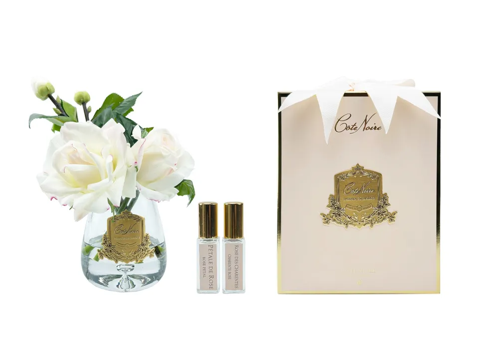 Côte Noire Tea Rose TR88 rose Pink Blush vase