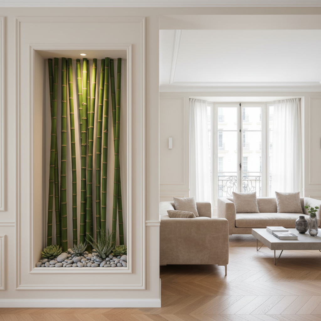 Sia Home Bambou branche artificielle vert 140 cm