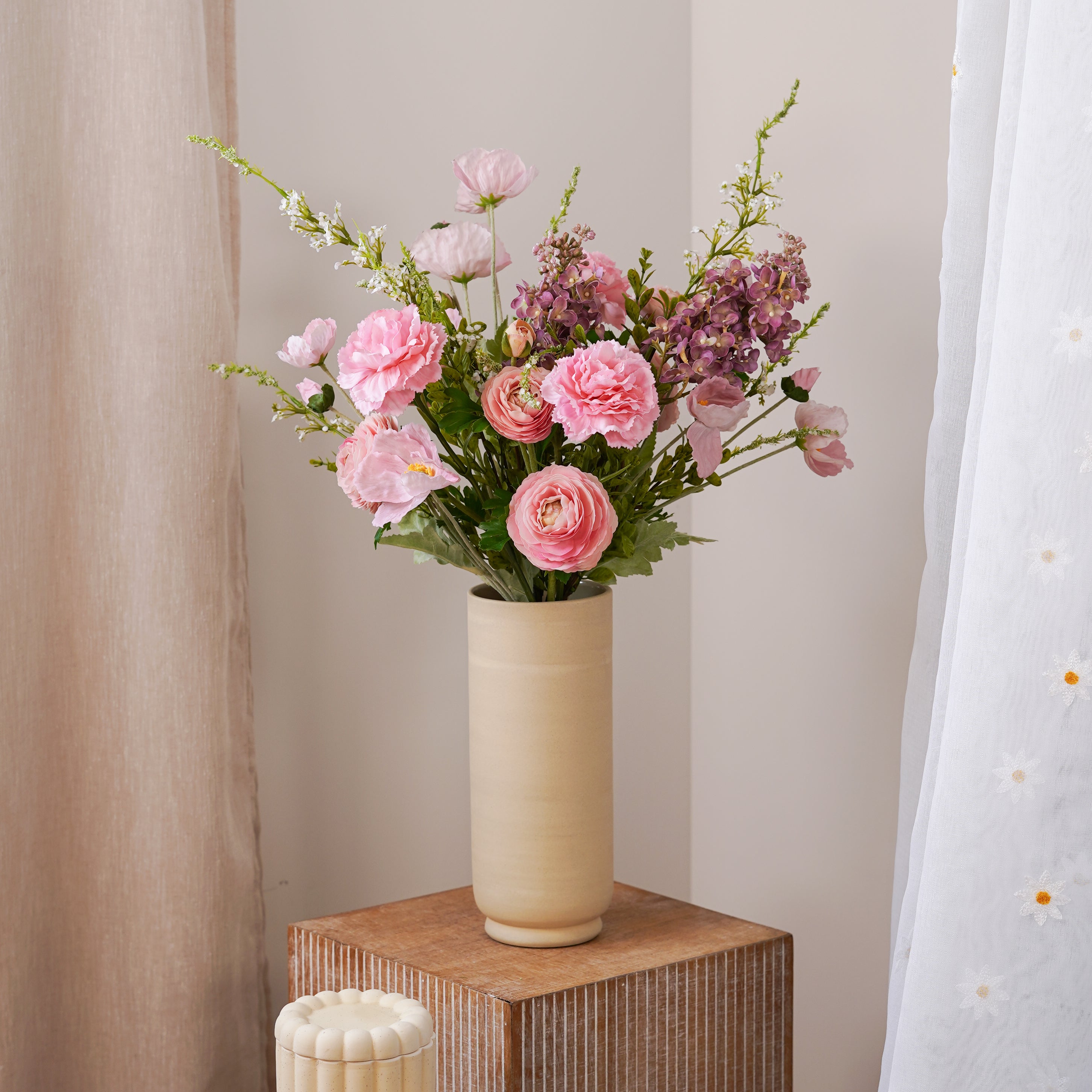 Flowrette Salomé bouquet fleurs artificielles romantique
