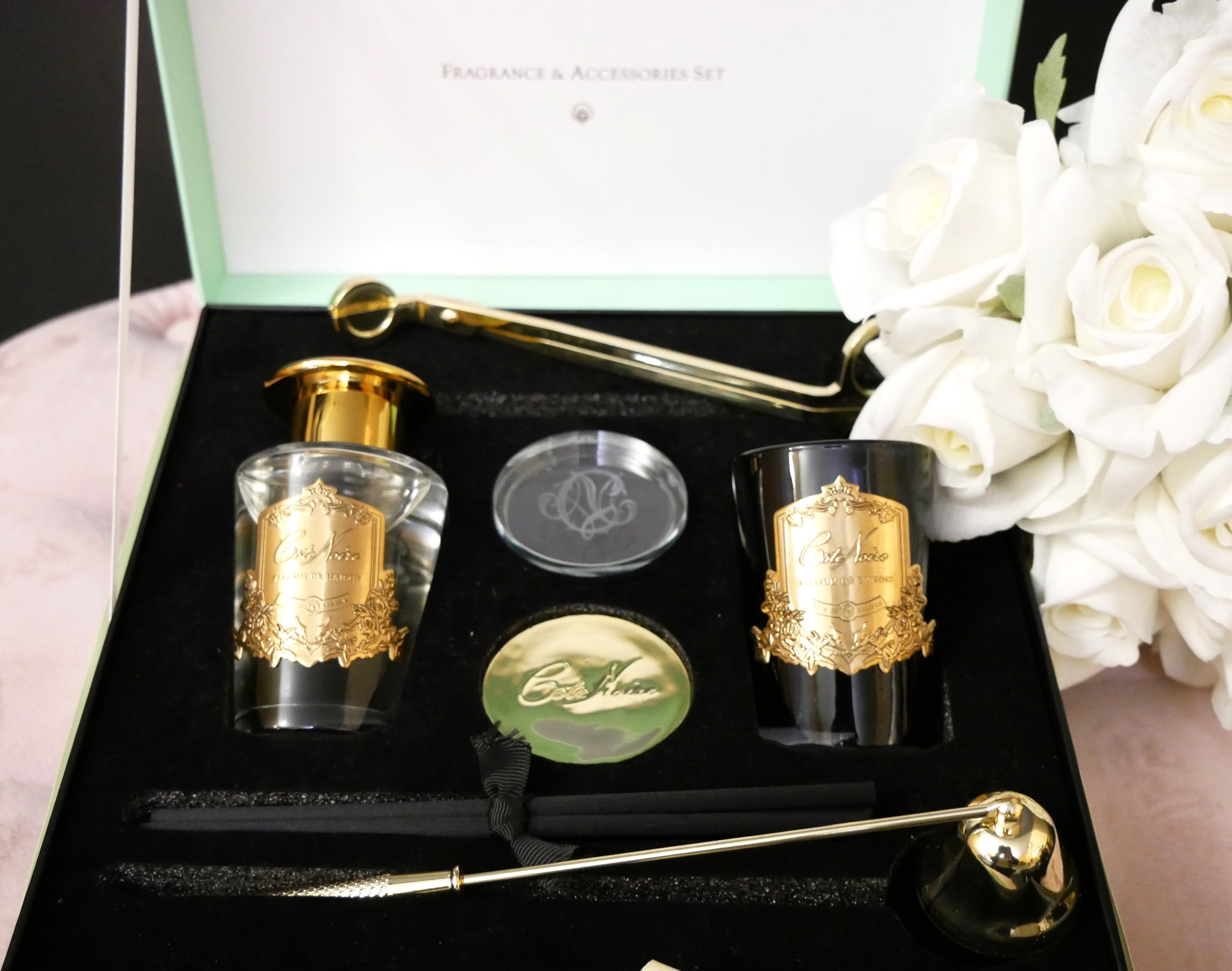 Côte Noire Gift Pack GFA03 coffret bougie Persian Lime bleu