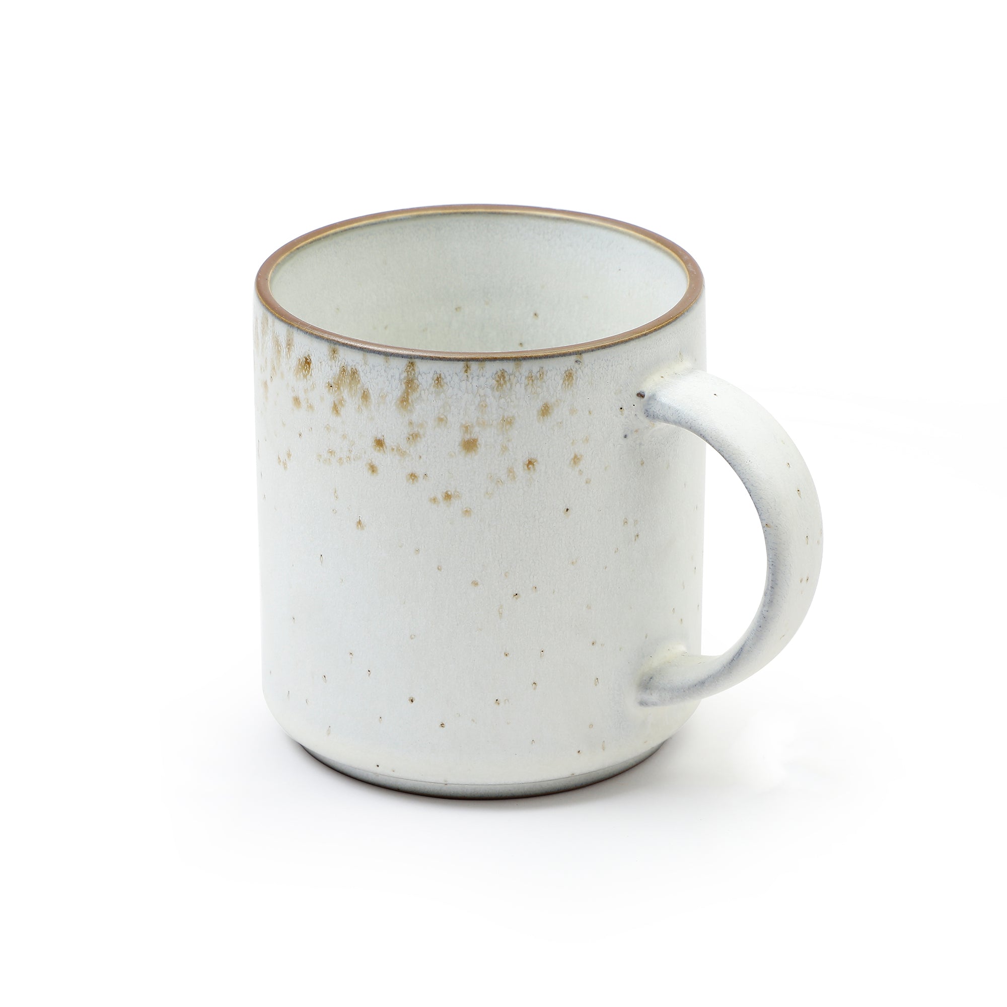 Sia Home Karlstad Service 4 tasses grès blanc 9 cm