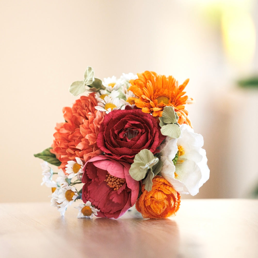 Flowrette Matisse bouquet fleurs en papier coloré