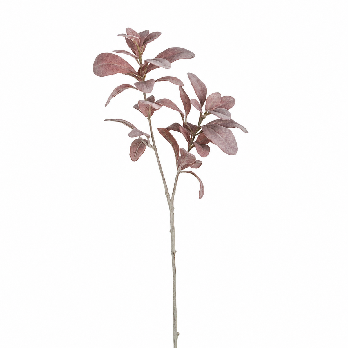 Sia Home Feuillages Oreille d’Agneau tige bordeaux 74 cm