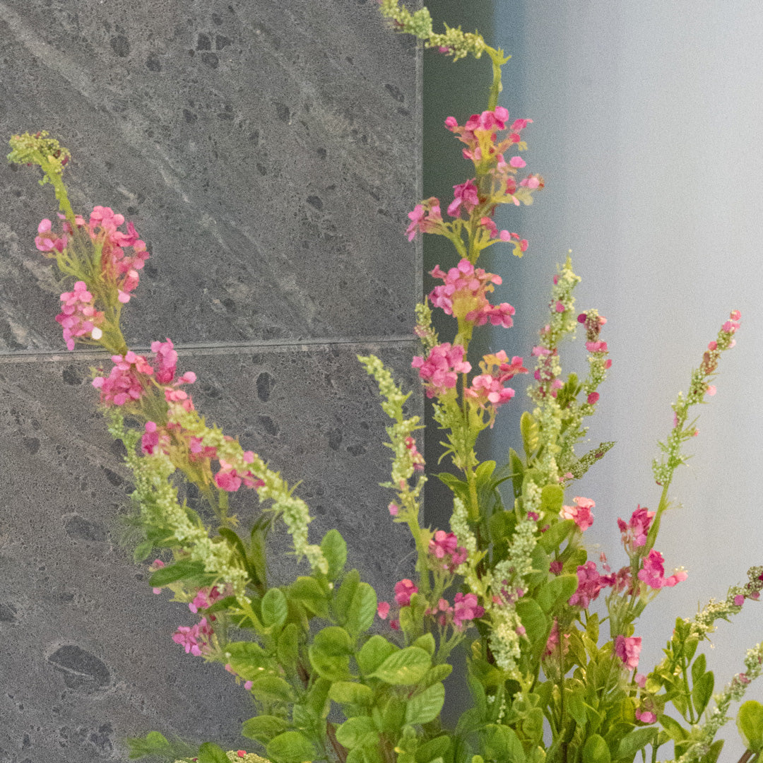 Flowrette Sauge rose fleur artificielle x1 real touch