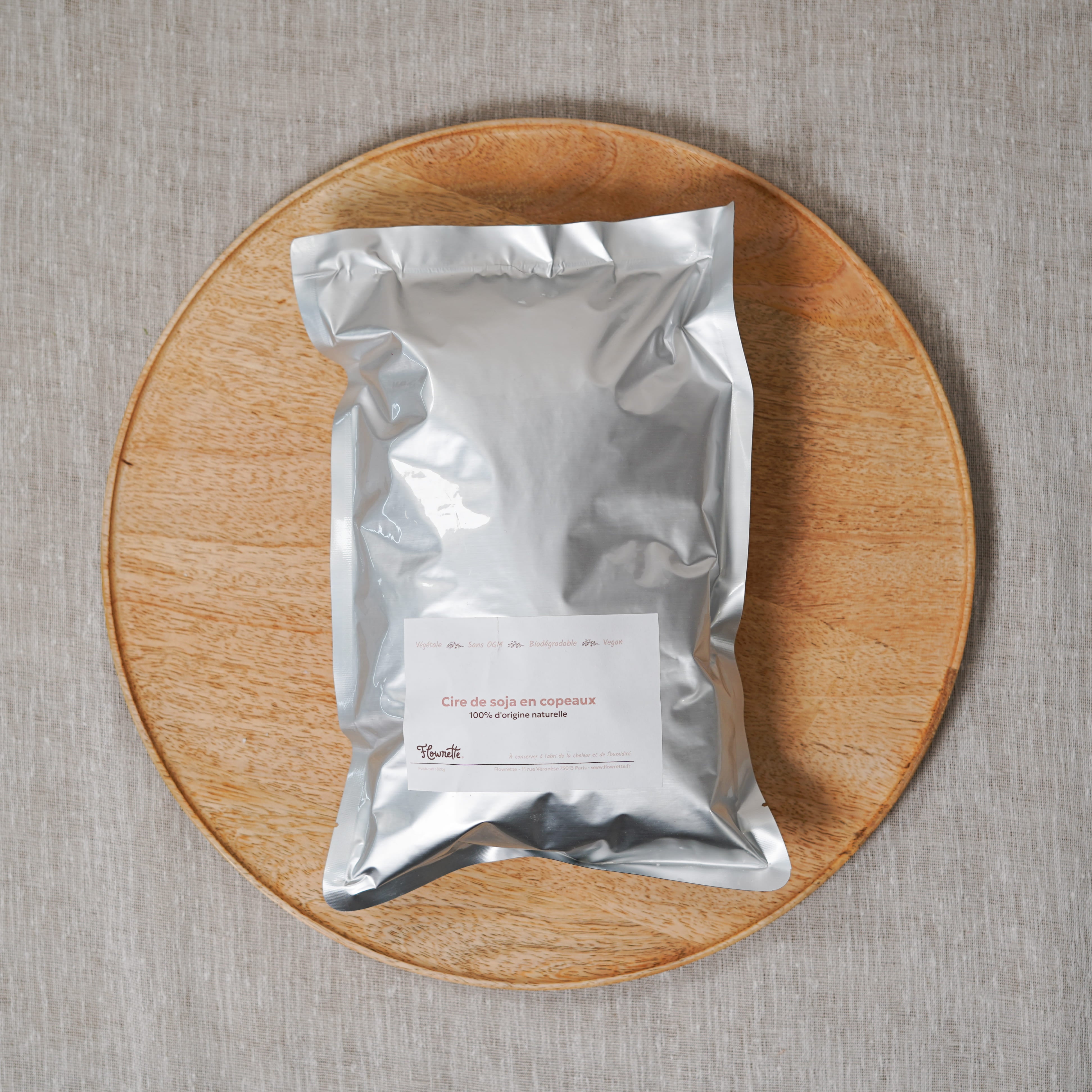 Flowrette Cire soja bougie DIY 800 g combustion lente naturelle