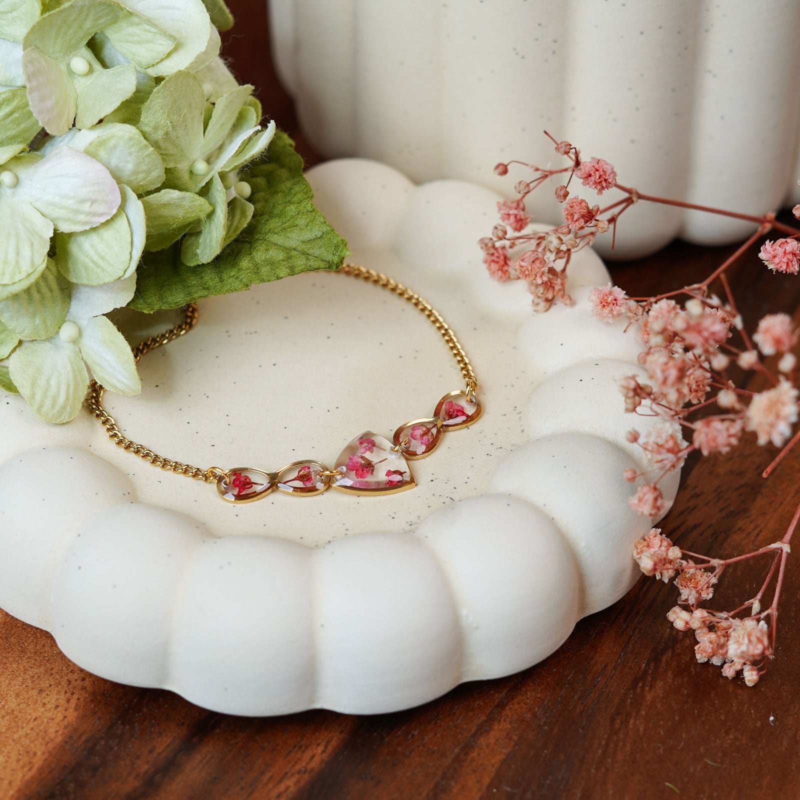 Flowrette Bijoux bracelet Capucine géométrique doré