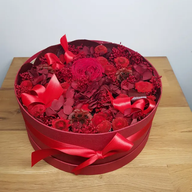 ATELIERS OUCHAMP Rue de Bruxelles boîte rose rouge taille M