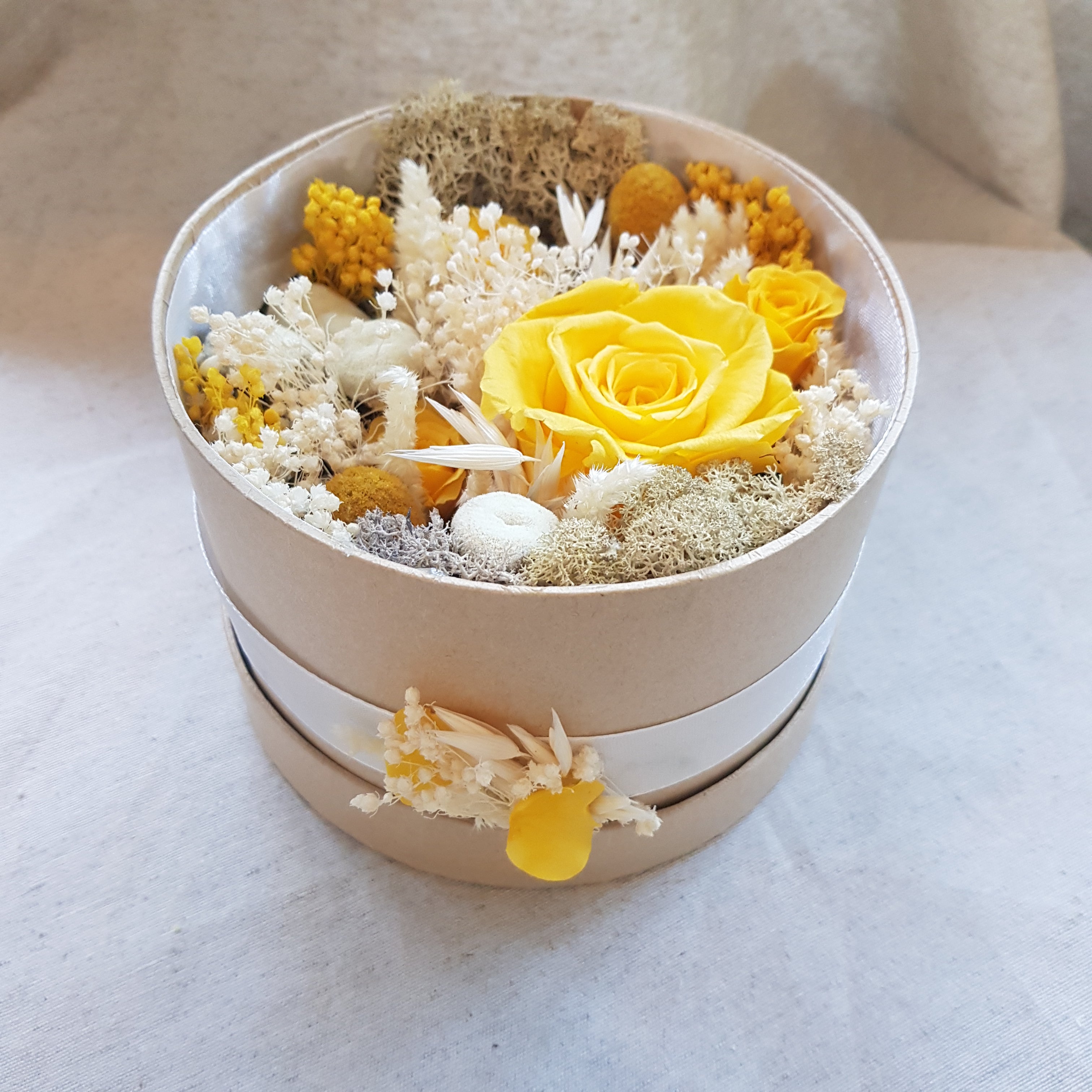 Ateliers Ouchamp Boîtes Place de l'Opéra boîte roses D14 cm kraft