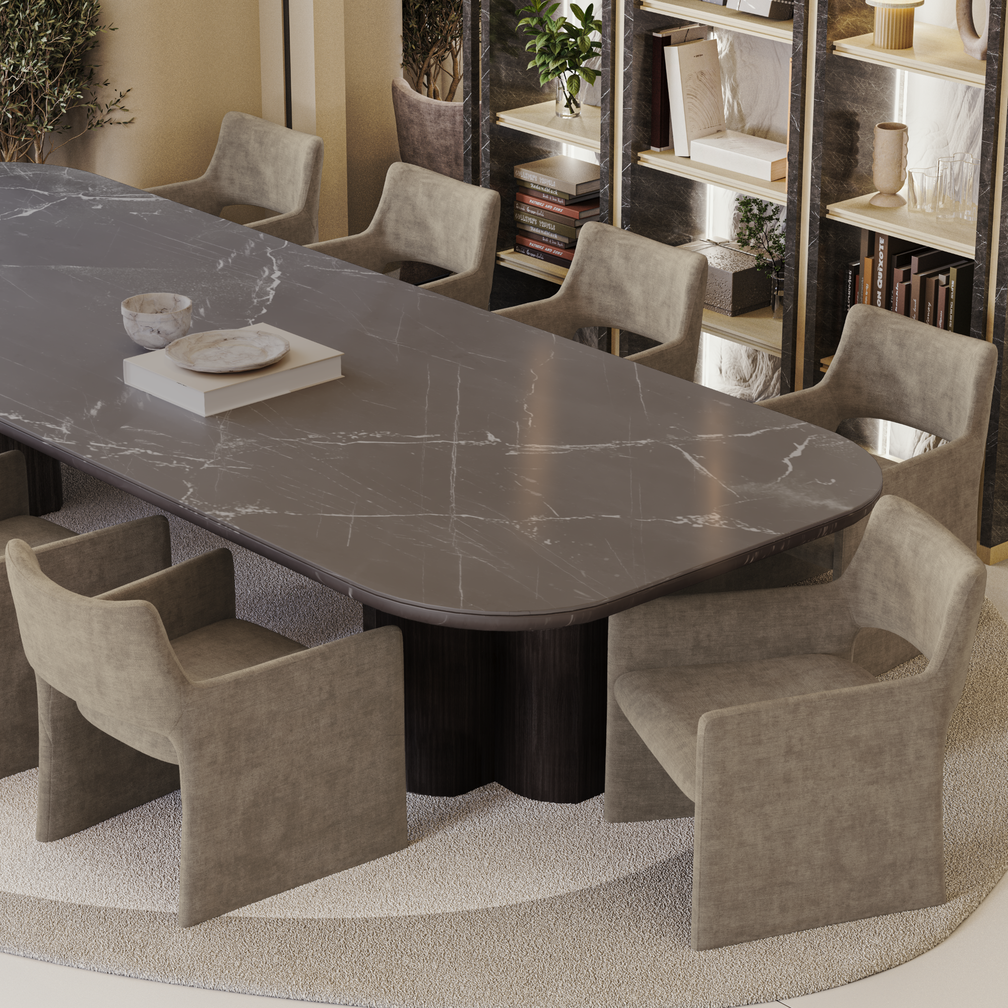 Sia Home Zoe chaise taupe assise confort