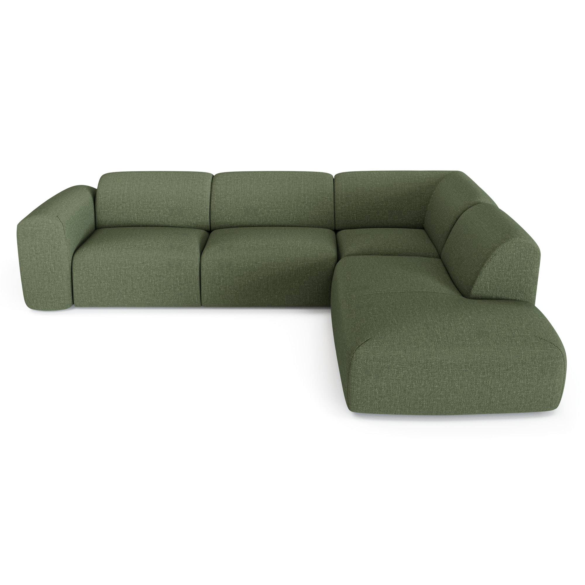 Sia Home Myra canapé d'angle droit 5 places beige