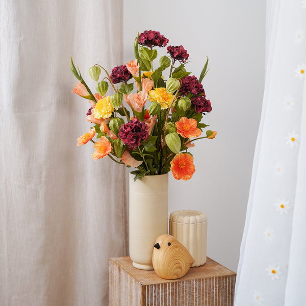 Flowrette Bénédicte bouquet fleurs artificielles centre table