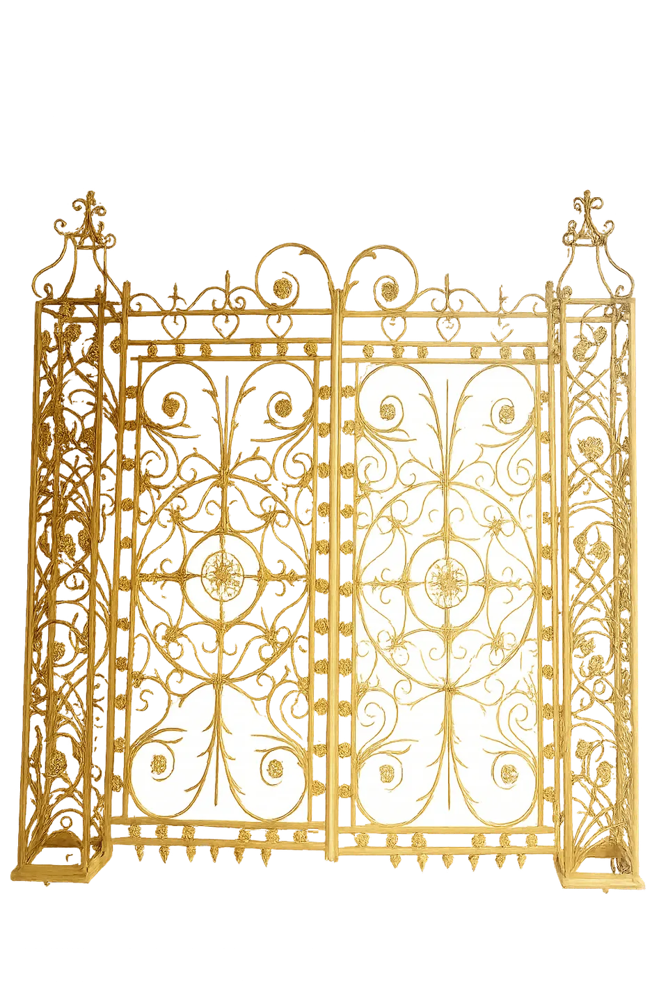 Feuillazur Rungis Structures portail décoratif or mariage