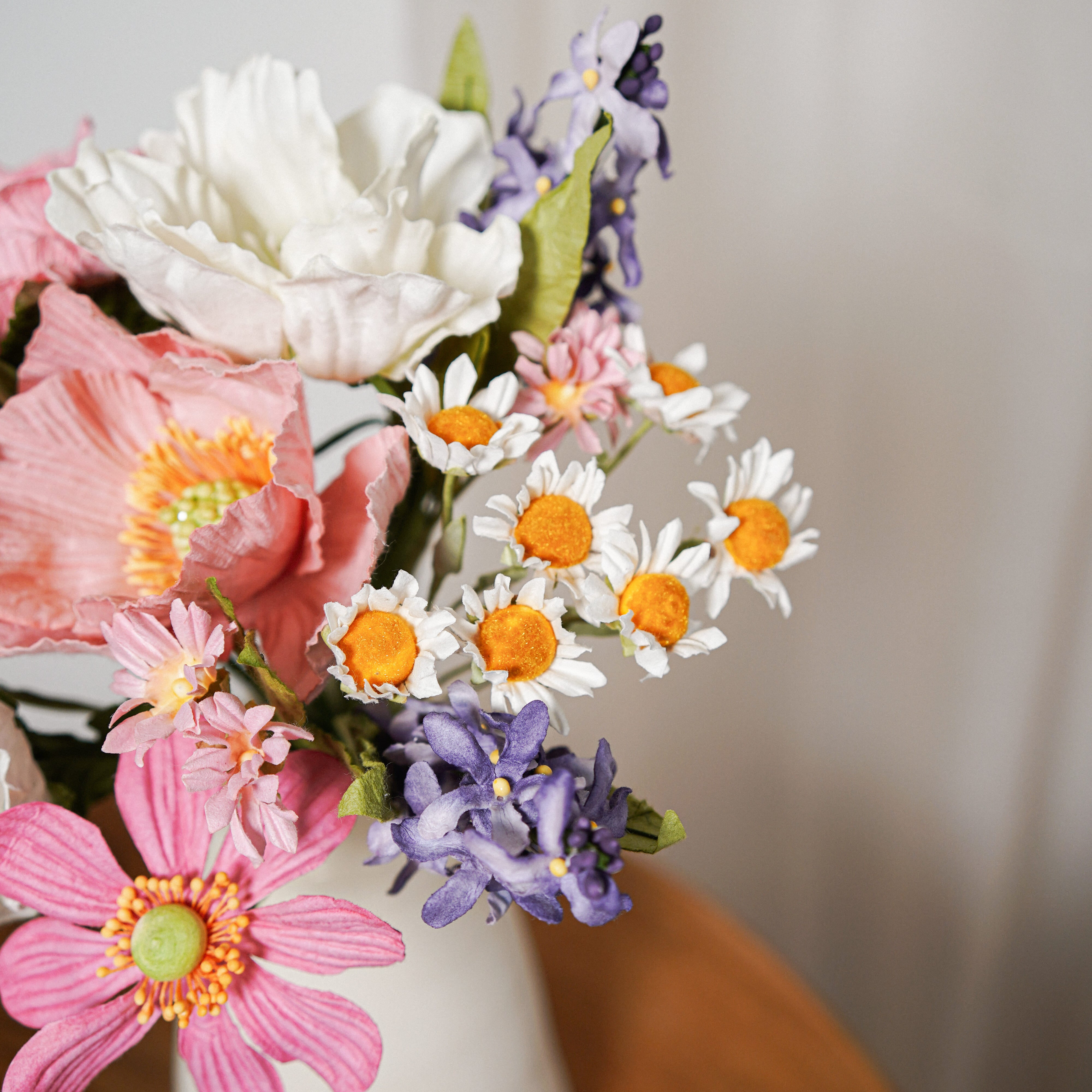 Flowrette Cassatt bouquet fleurs en papier 12 tiges