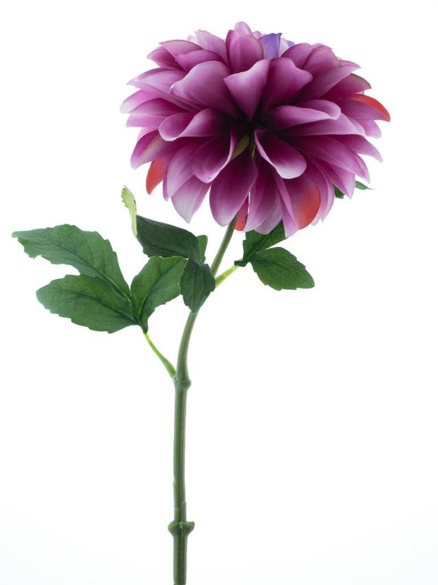 Feuillazur Rungis dahlia artificiel rose 55cm