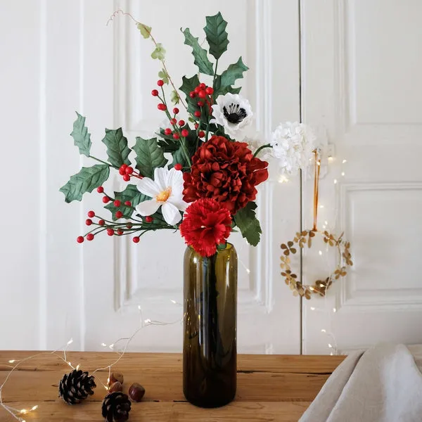 Flowrette Bouquet Noël Enchanté fleurs en papier
