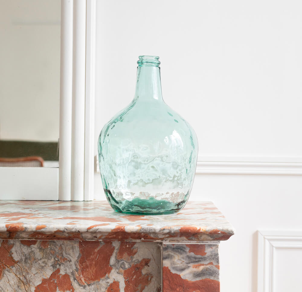 Flowrette Vases dame jeanne verre recyclé 4 litres