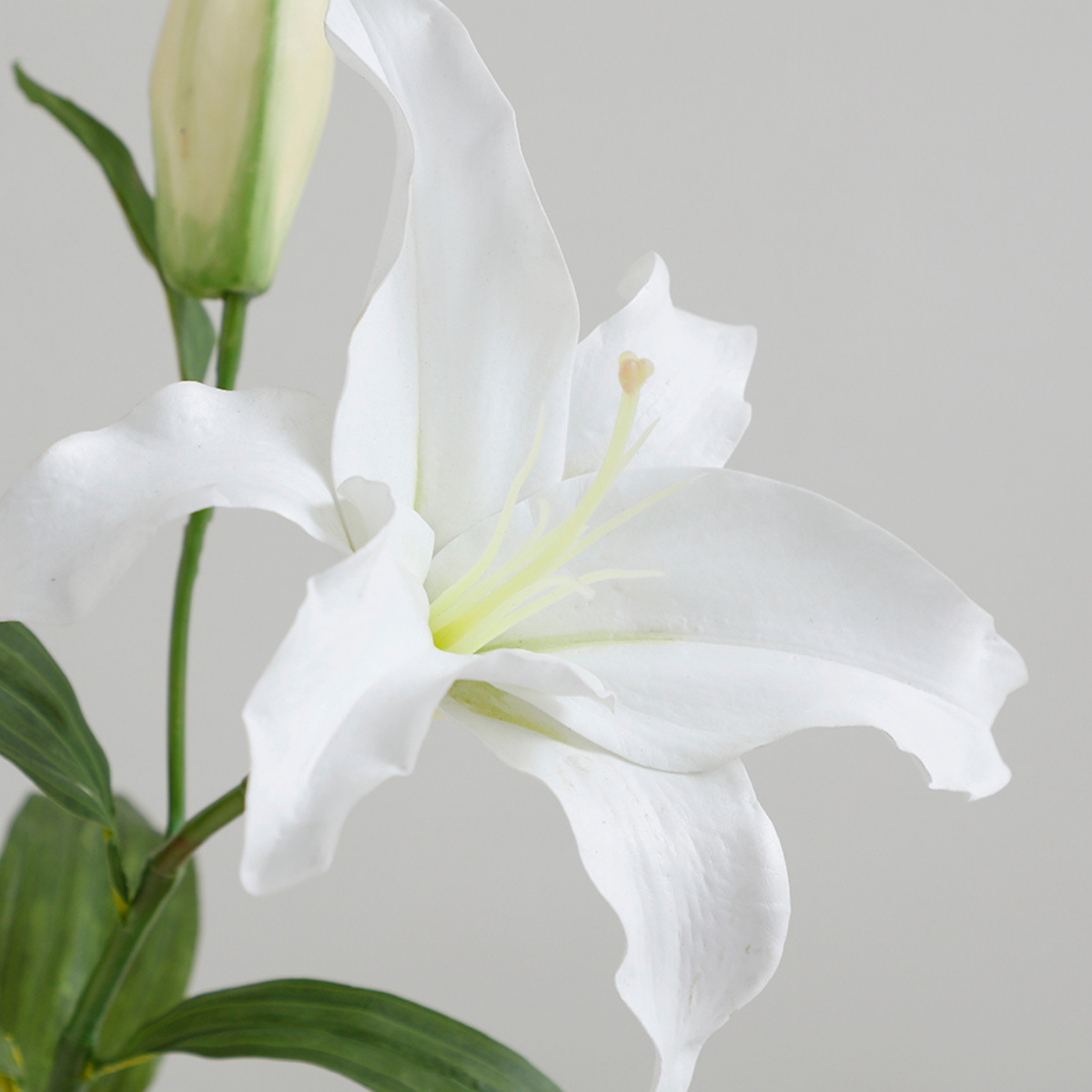 Sia Home Lys Casablanca tige artificielle blanc 65 cm premium