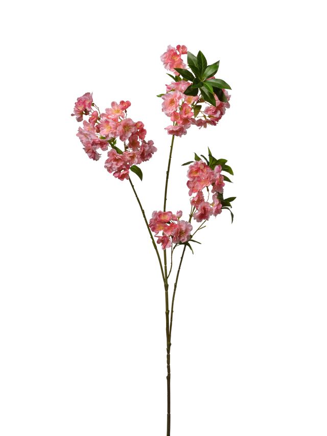 Feuillazur Rungis Branche de blossom 108cm fleur rose