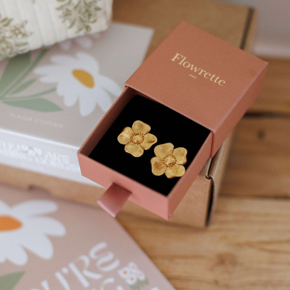 Flowrette Blooming Gorgeous coffret cadeau blanc trousse + bijou