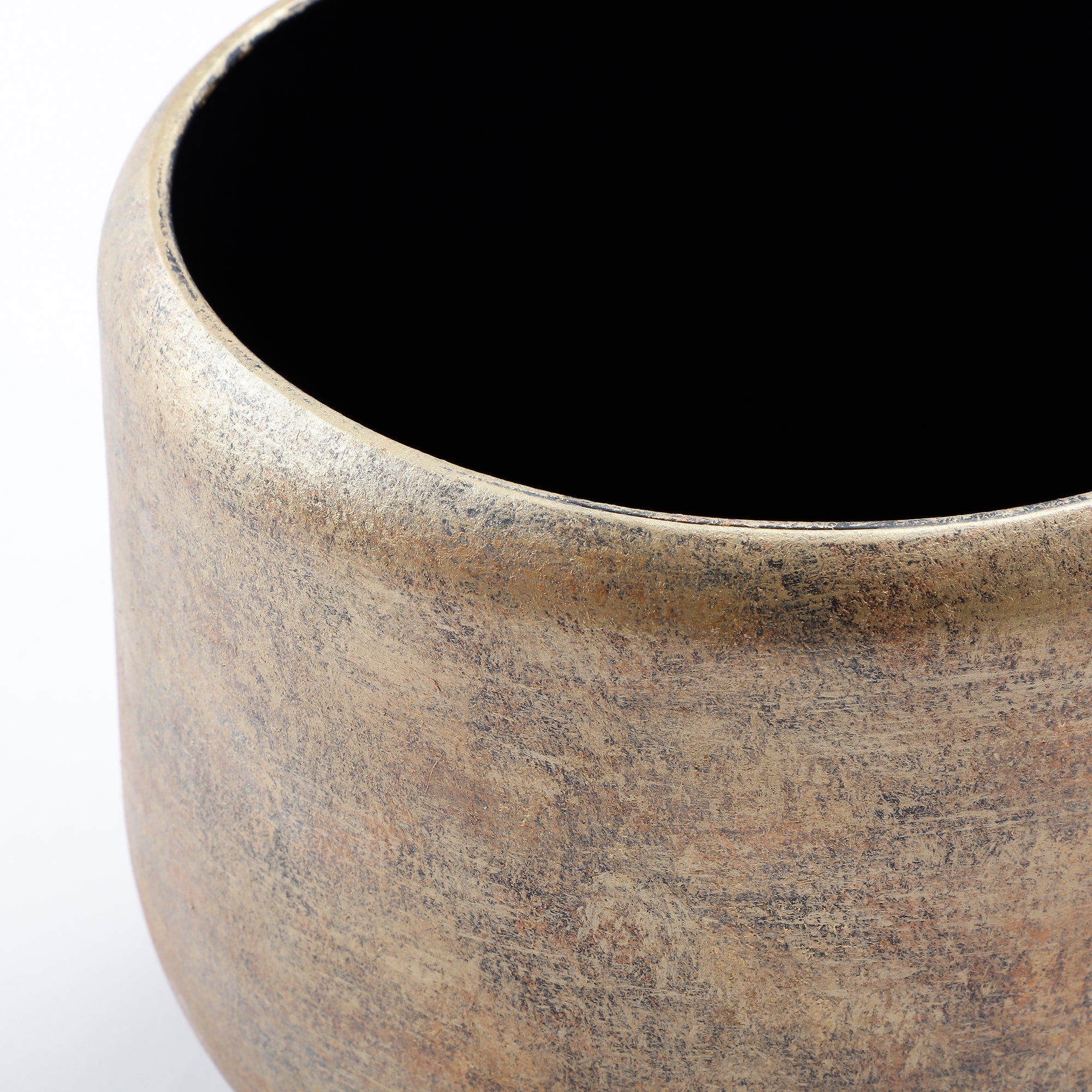 Sia Home Siven Cache-Pot Métal Doré 18 cm Laiton