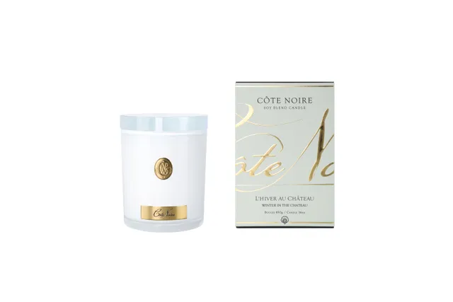 Côte Noire Soy Blend bougie soja Winter Chateau 450g