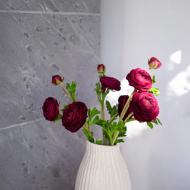 Flowrette renoncule violette fleur artificielle x1