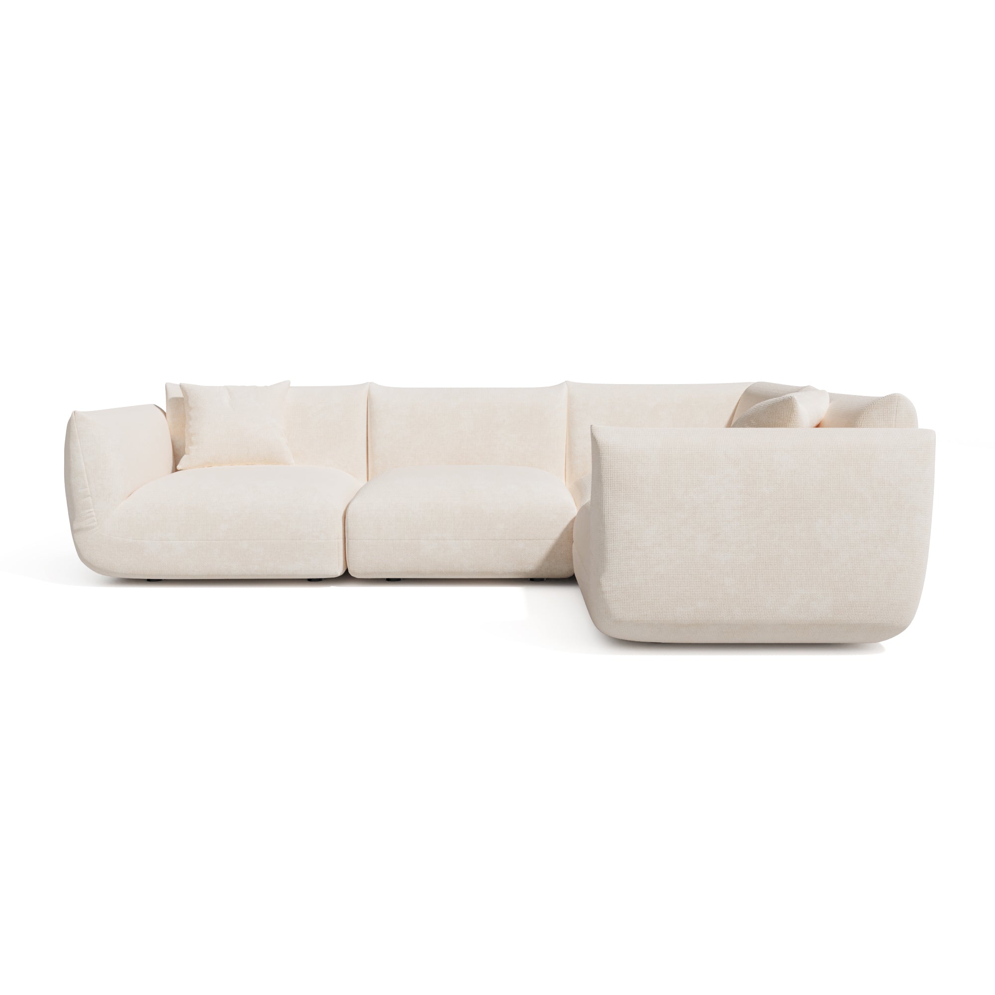 Sia Home Nooma canapé d'angle droit 5-6 places modulable