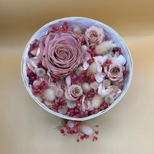 ATELIERS OUCHAMP Boîtes Rue Balzac boîte chapeau fleurs 15 cm