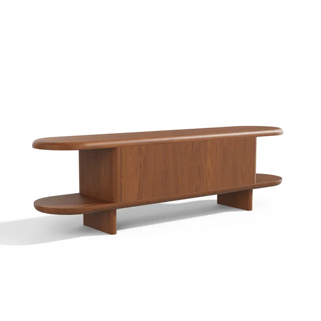 Sia Home Boia meuble TV noyer rangement