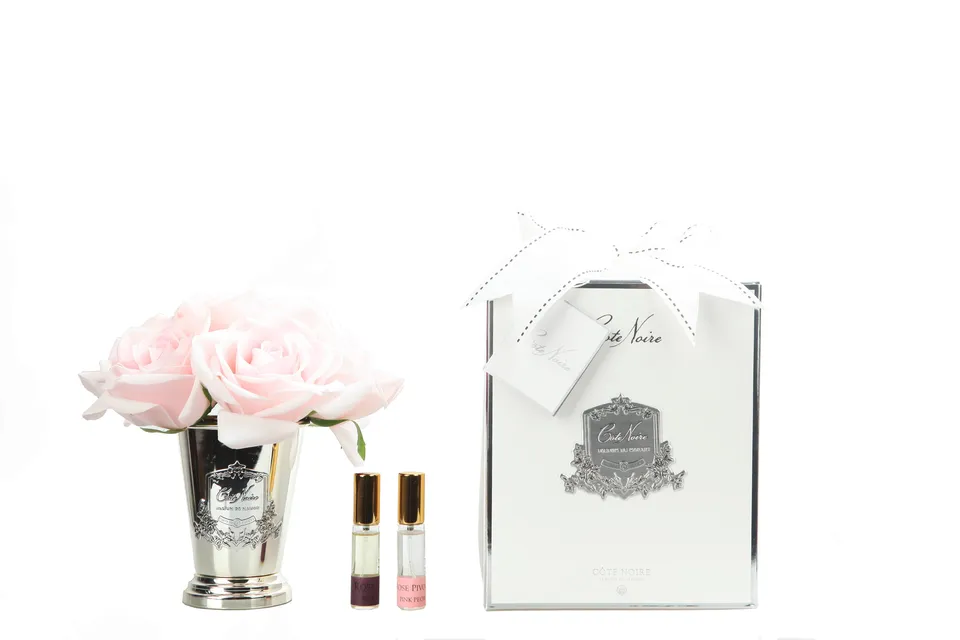Côte Noire Perfumed Flowers SMB03 bouquet 7 roses rose