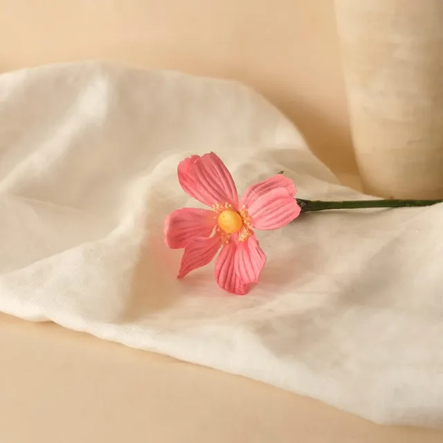 Flowrette Cosmos rose fleur en papier x1 sans entretien