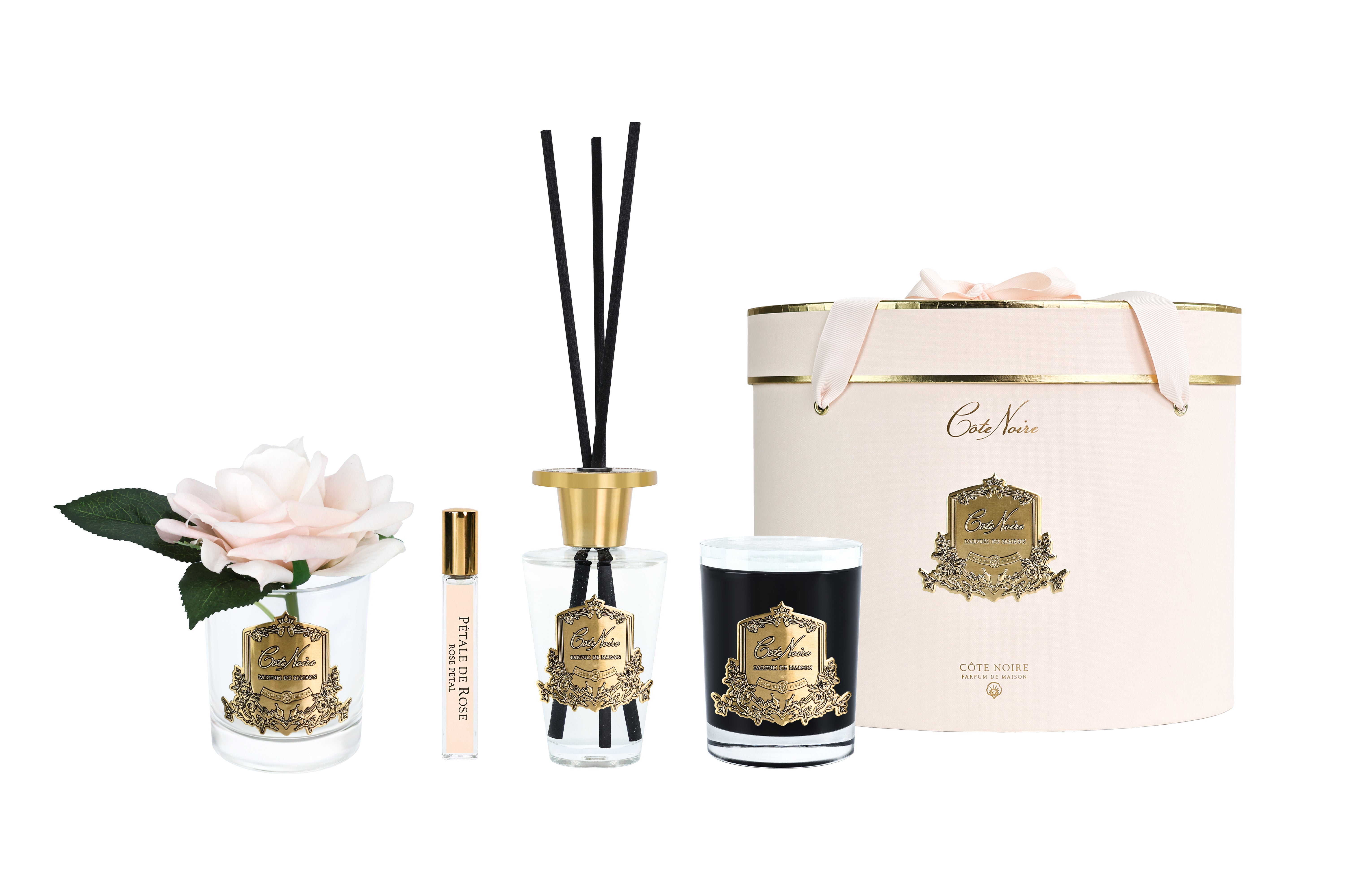Côte Noire Gift Packs OGP02 coffret fleurs ovale cadeau