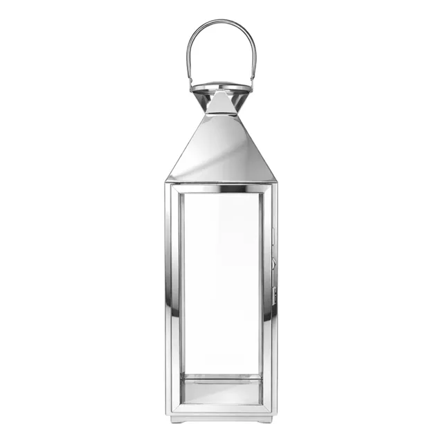 Sia Lanternes Autan 55 cm lanterne argenté acier
