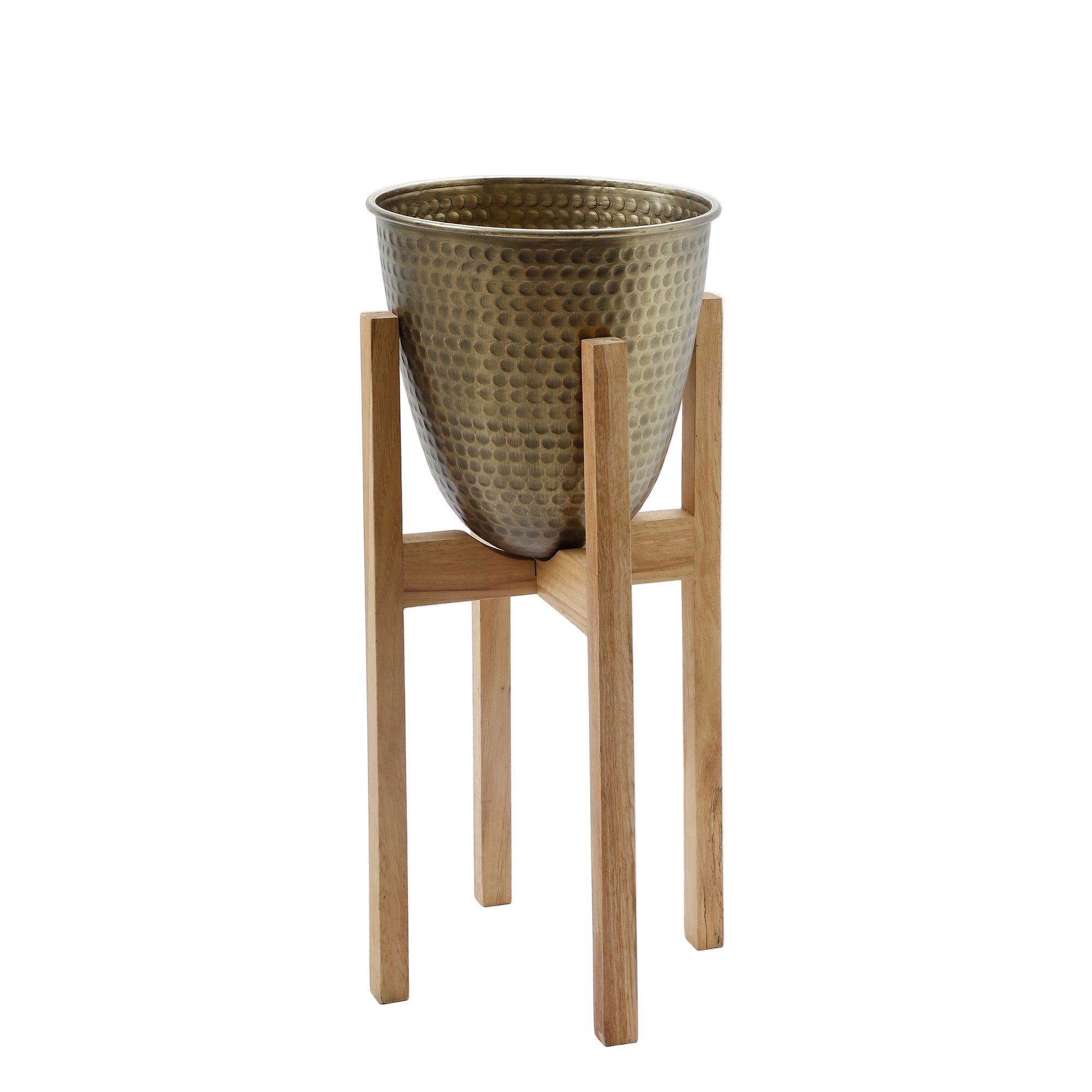 Sia Home Cache-Pot Mirae pot métal doré 64,5 cm