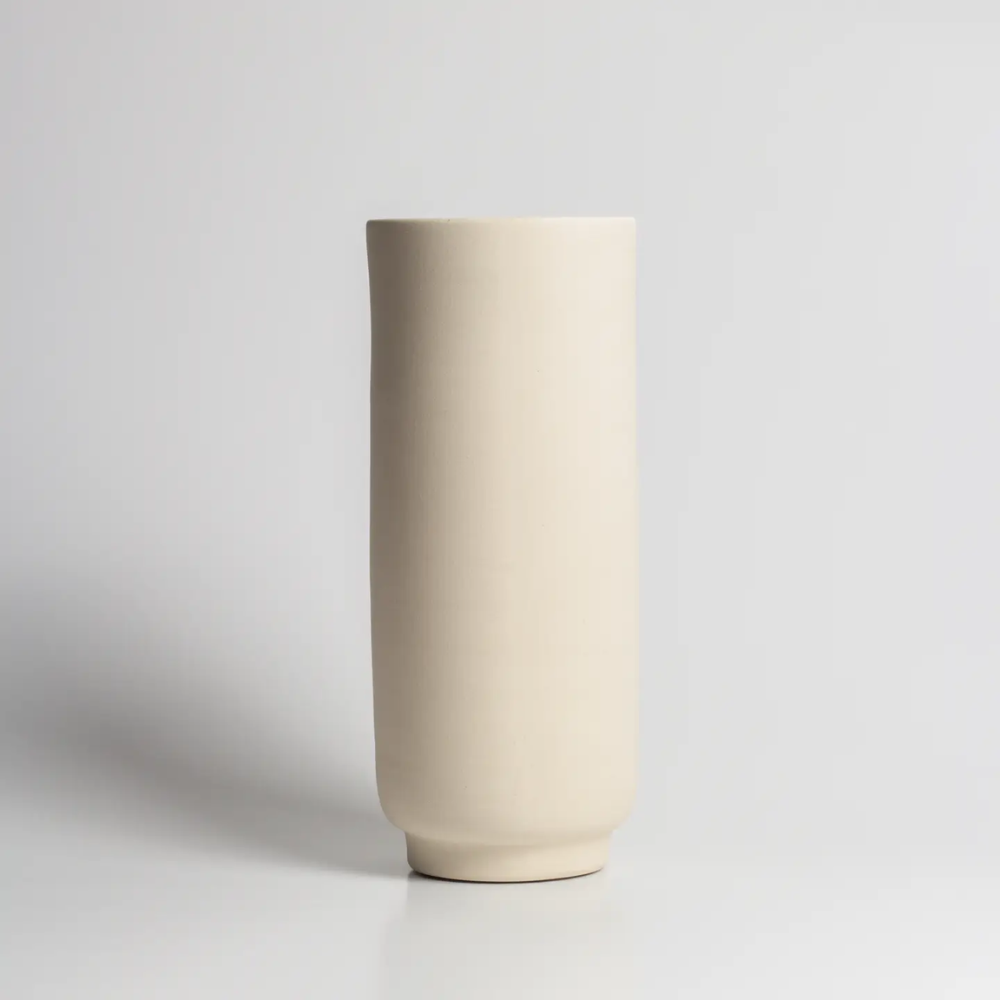 Flowrette Vase élégant vase grès naturel fait main