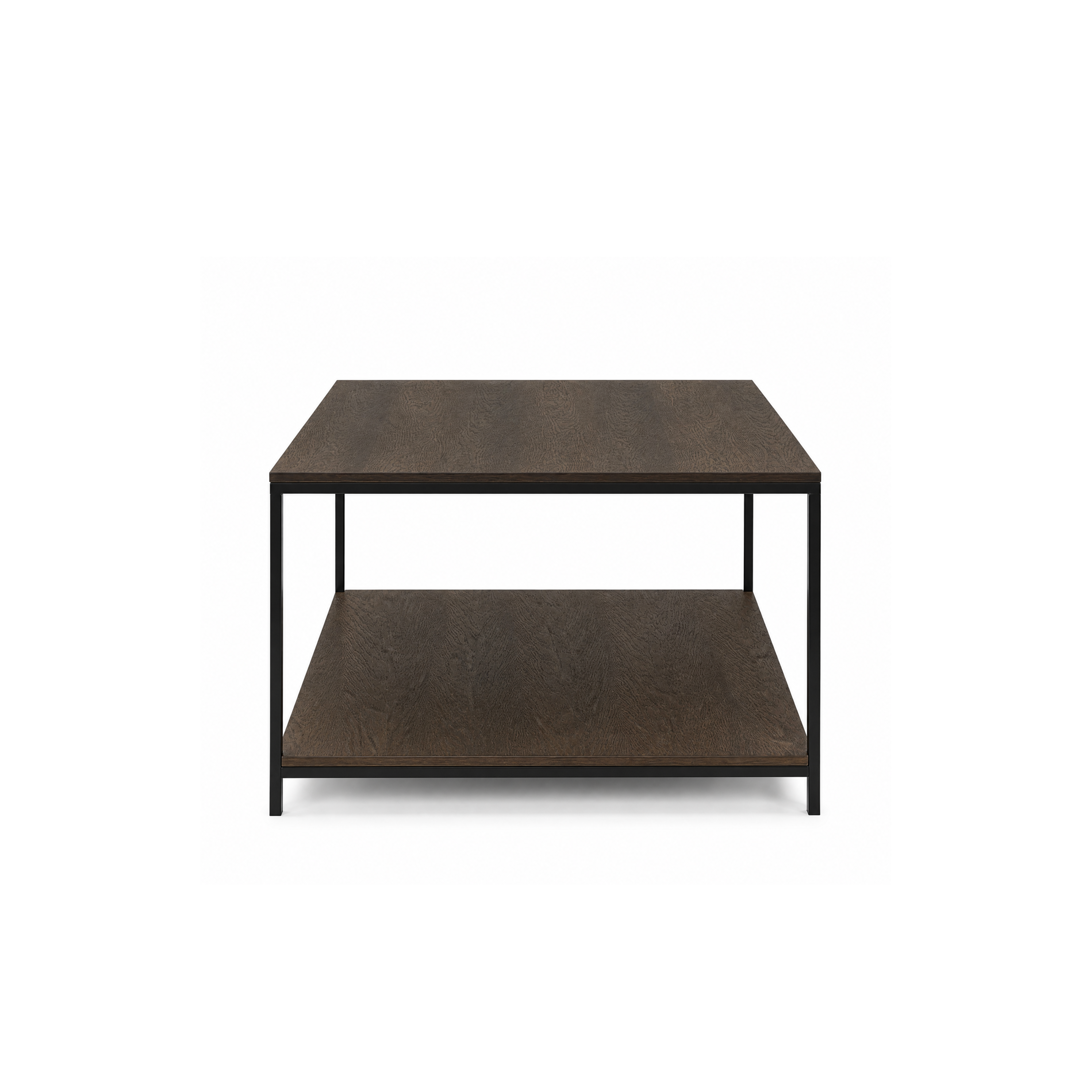 Sia Home Tables SIS table basse carrée marron 73 cm bois
