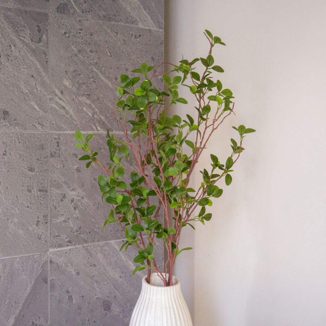 Flowrette branche Milan artificielle feuillage vert tige volume